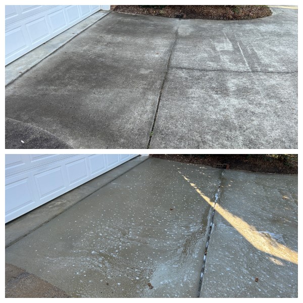 Concrete Driveway cleaning in Zebulon, NC
