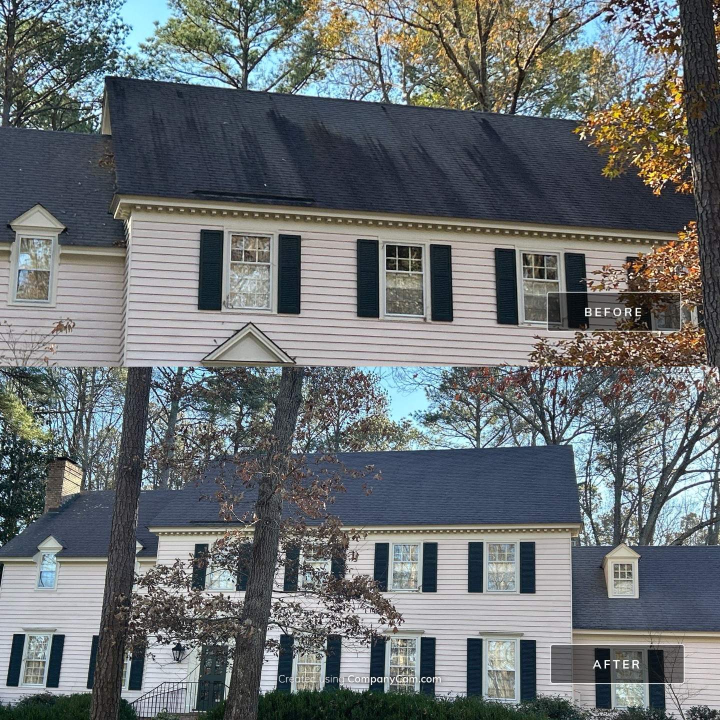 Roof cleaning in Rocky Mount, NC (1)