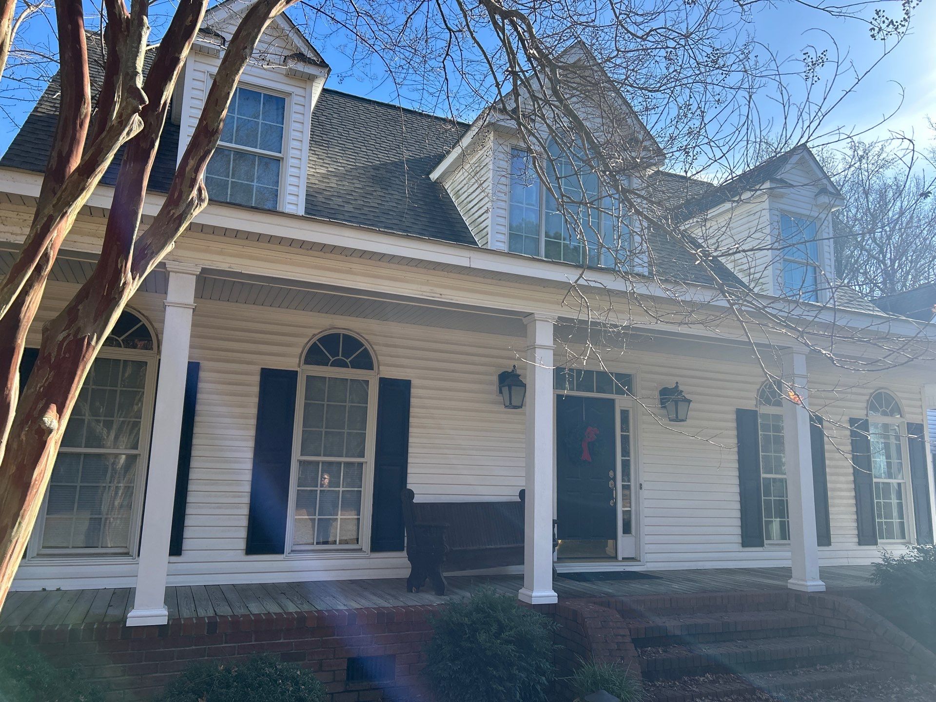 Softwashing project in Red Oak, NC